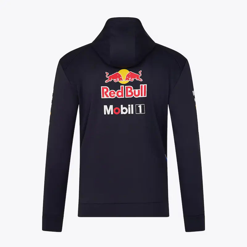 Back of 2026 Red Bull Racing replica hoodie with Ford Racing branding