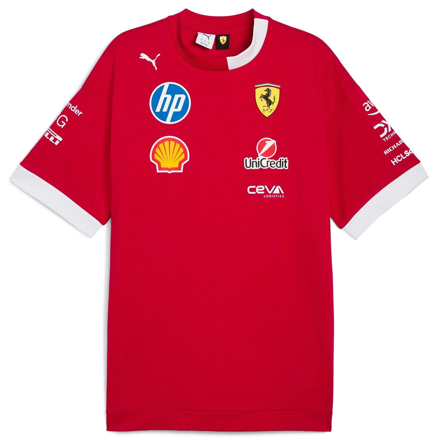 Scuderia Racing Team Red T-Shirt - Premium Ferrari-Inspired Motorsport Tee