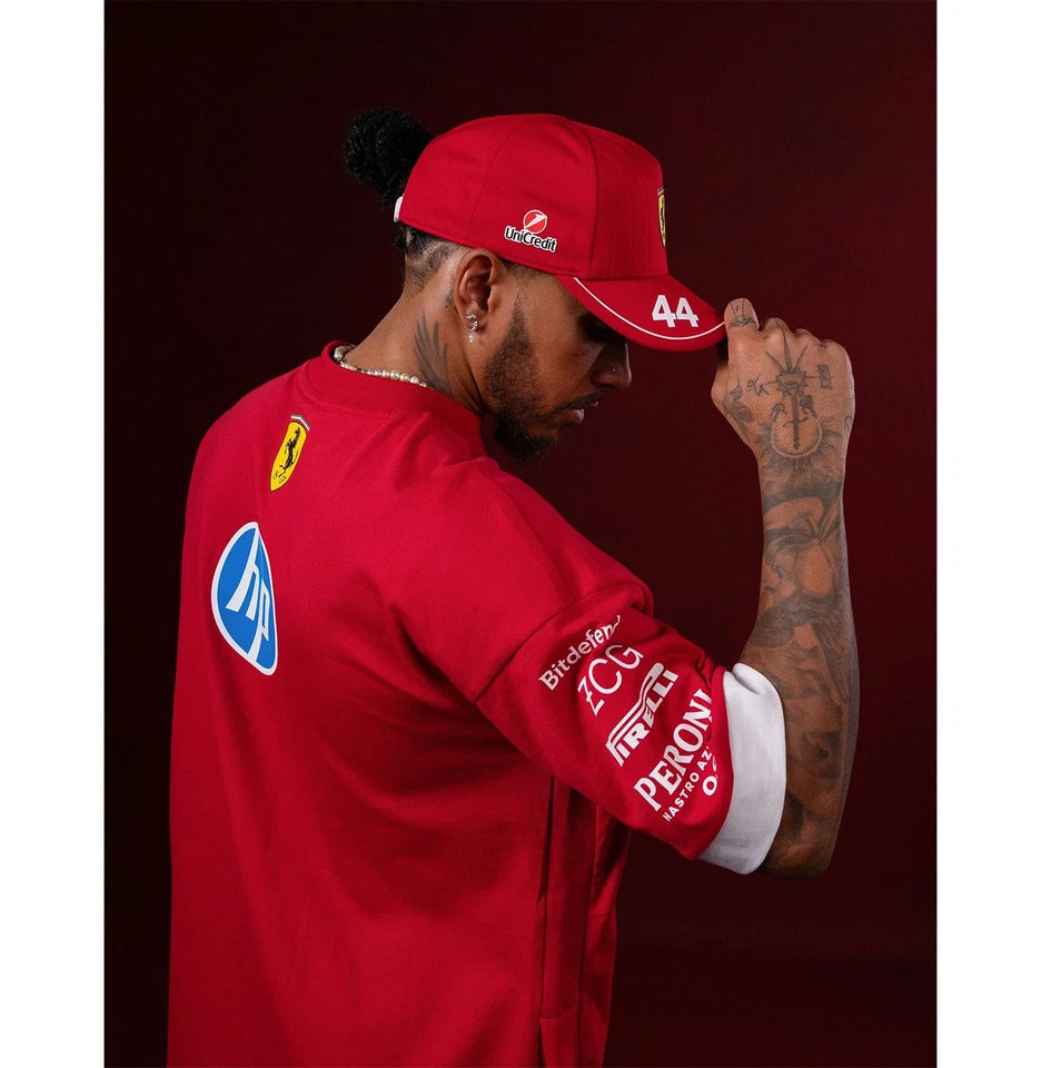 Scuderia Racing Team Red T-Shirt - Premium Ferrari-Inspired Motorsport Tee
