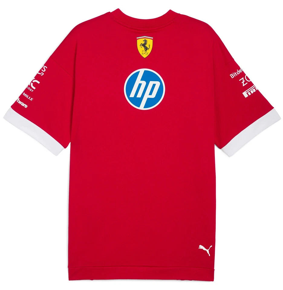 Scuderia Racing Team Red T-Shirt - Premium Ferrari-Inspired Motorsport Tee